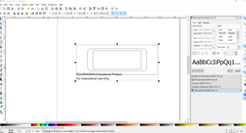 TV Mood Lamp Mitered Base With Hole DXF Text.png