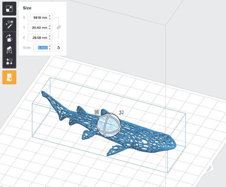 File:Model shrunk using scaling tool.jpg