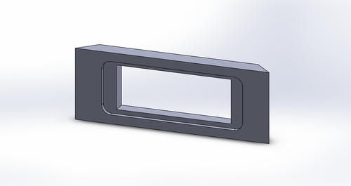 TV Mood Lamp Mitered Base Piece With Hole.png