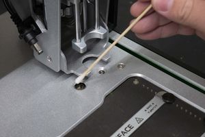 Cleaning the calibration switches